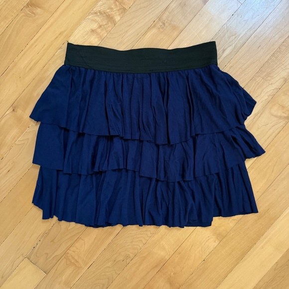 deliA's Navy Blue 3 Their Mini Skirt Size Small - Picture 4 of 4